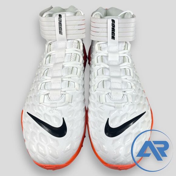 Nike Force Savage Pro 2 Shark White Orange Football Cleats BV5448-100 main image 7